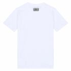 Boys White Logo Printed T-Shirt, 1, hi-res