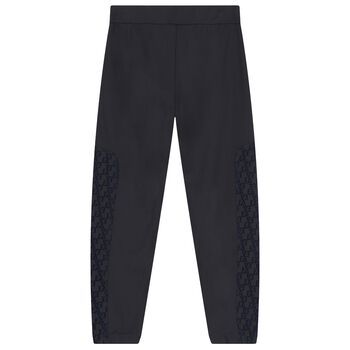 Boys Black Logo Joggers