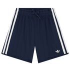 Boys Navy Blue Logo Shorts Set, 1, hi-res
