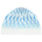 Baby Boys White & Blue Logo Zig Zag Babygrow Gift Set, 1, hi-res