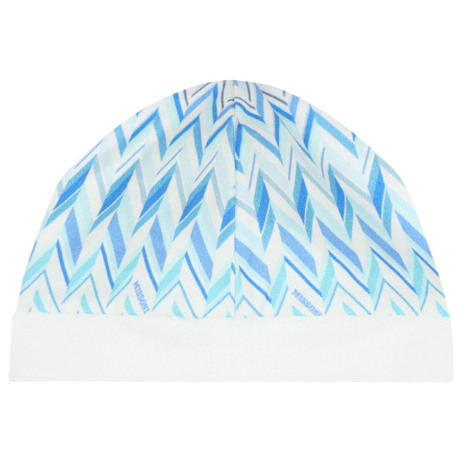 Baby Boys White & Blue Logo Zig Zag Babygrow Gift Set, 1, hi-res