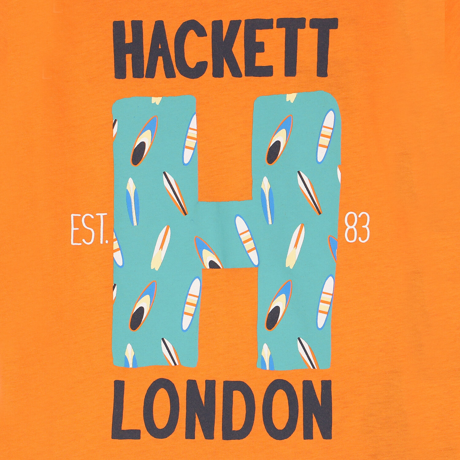 Boys Orange Logo T-Shirt, 1, hi-res