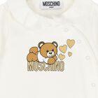 Baby Girls Ivory Teddy Bear Logo Babygrow Gift Set, 1, hi-res