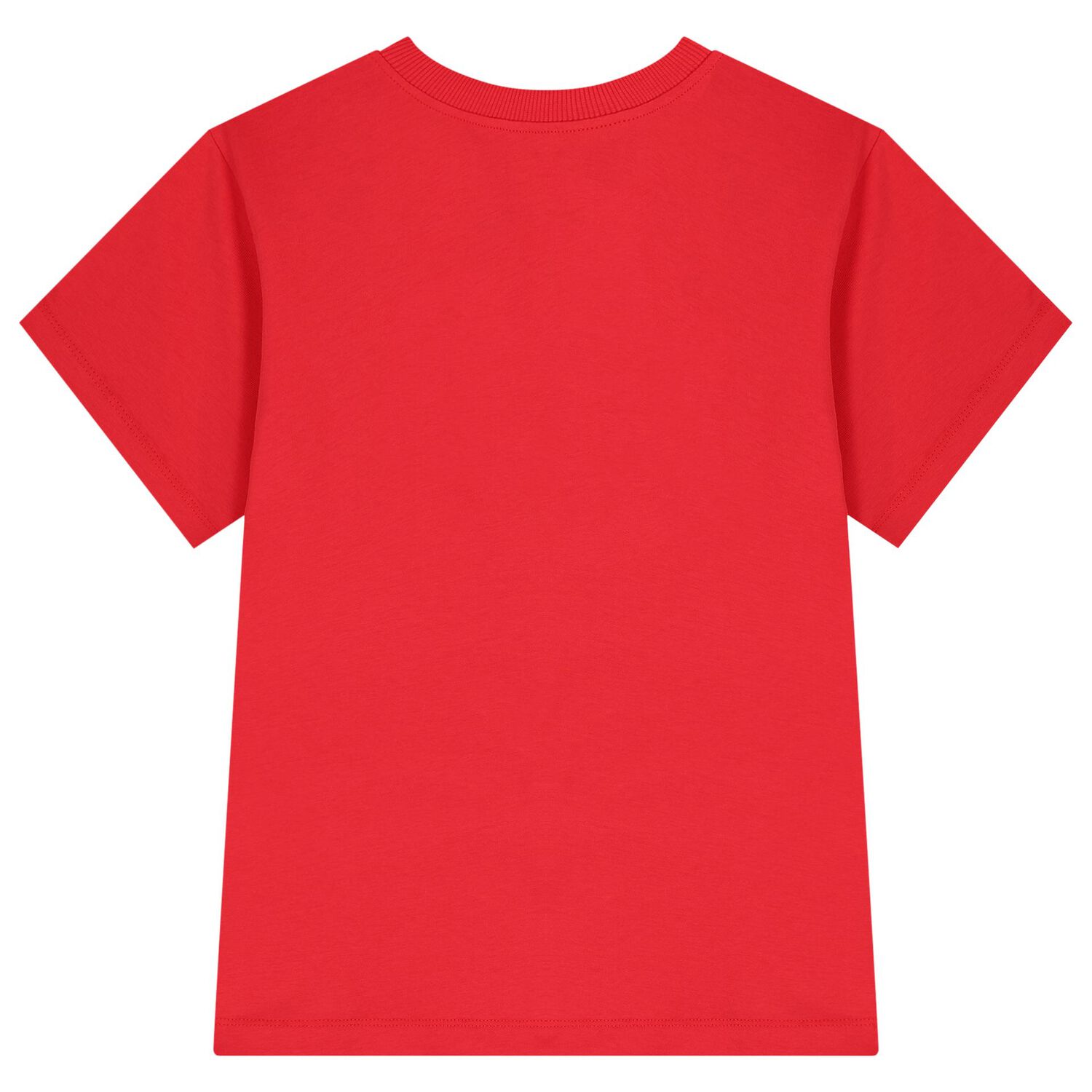 Boys Red Teddy Bear Logo T-Shirt, 4, hi-res