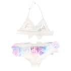 Girls White Tulle Bikini, 1, hi-res