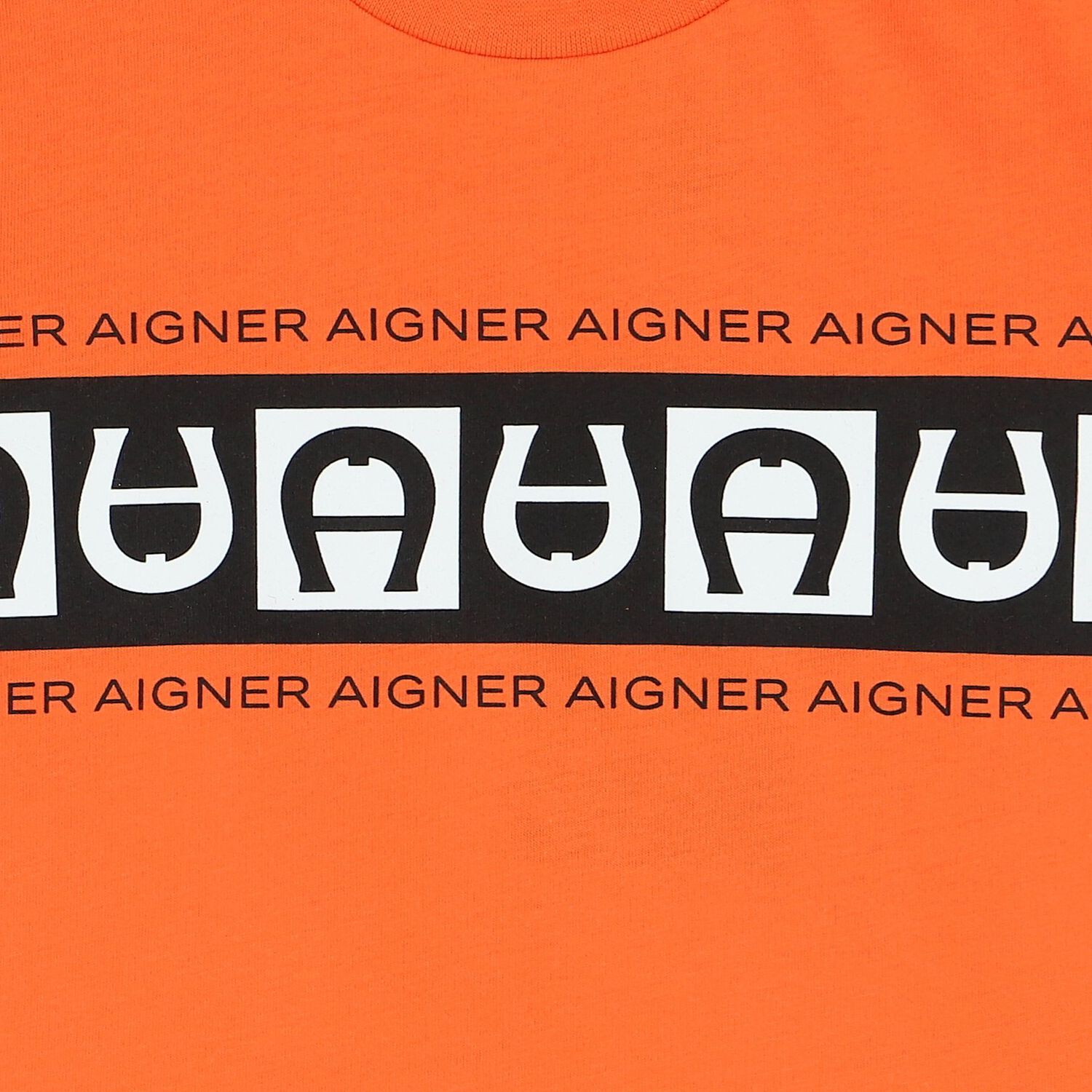 Younger Boy Orange Logo T-Shirt, 3, hi-res