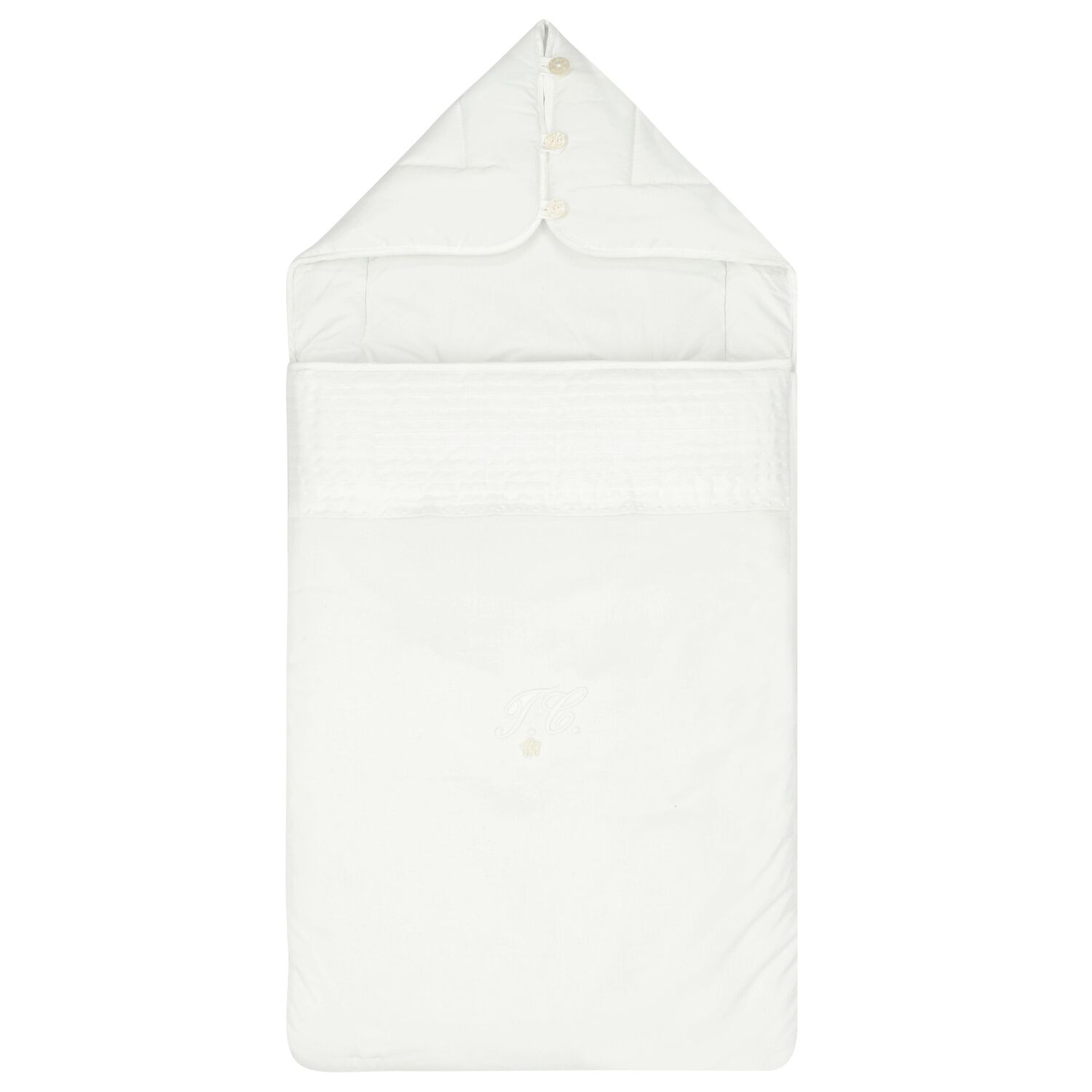 White Logo Baby Nest, 1, hi-res