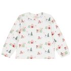 Boys Ivory Christmas Pyjamas, 1, hi-res