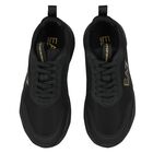 Black Logo Trainers, 1, hi-res