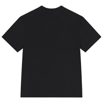 Boys Black Logo T-Shirt