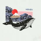 Girls White Logo T-Shirt, 1, hi-res