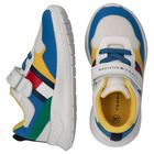Boys Multi-Coloured Logo Trainers, 2, hi-res