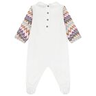 Baby Girls White Logo Babygrow Gift Set, 1, hi-res