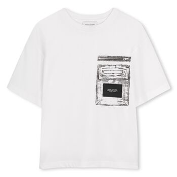 Boys White Logo T-Shirt