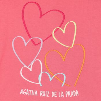 Girls Pink Logo Dress
