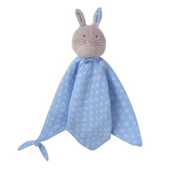 Baby Boys Blue & Beige Doudou Comforter