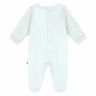 Boys Blue & Gold Logo Babygrow, 2, hi-res