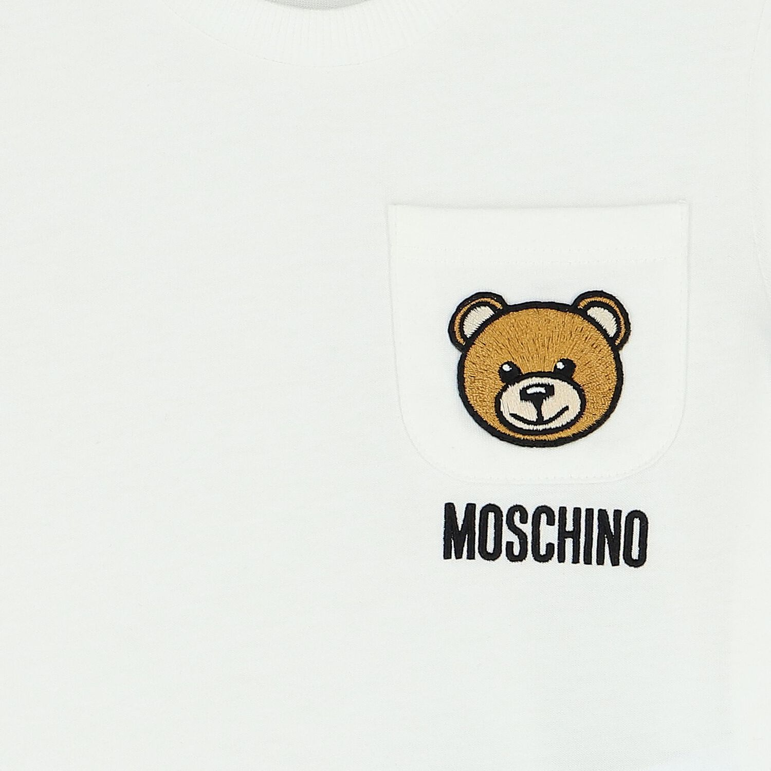 White Teddy Bear  Logo T-Shirt, 1, hi-res image number null