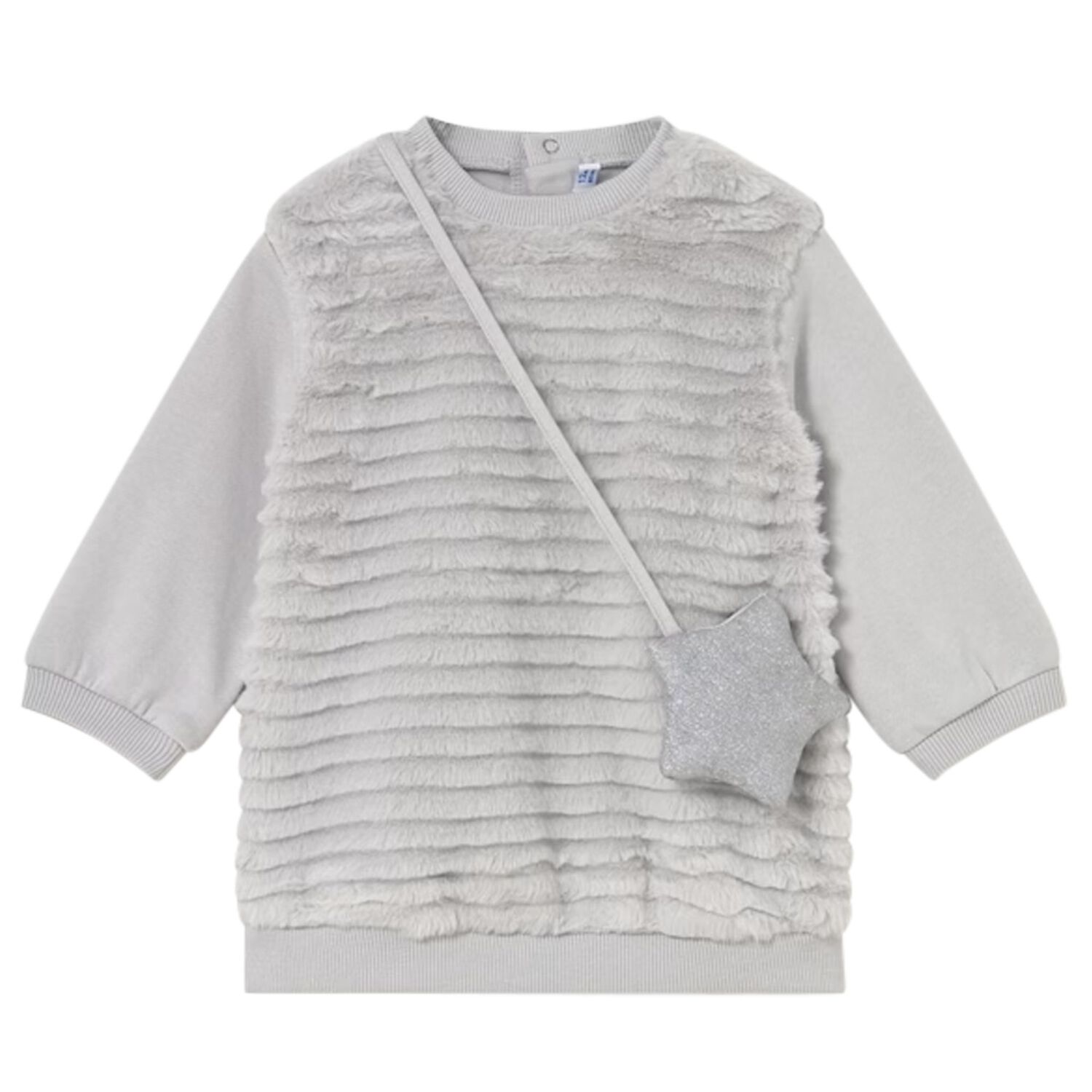 Younger Girls Grey Dress Set, 2, hi-res image number null