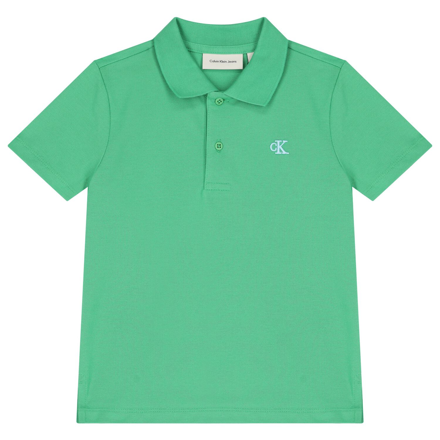 Boys Green Logo Polo Shirt, 1, hi-res image number null