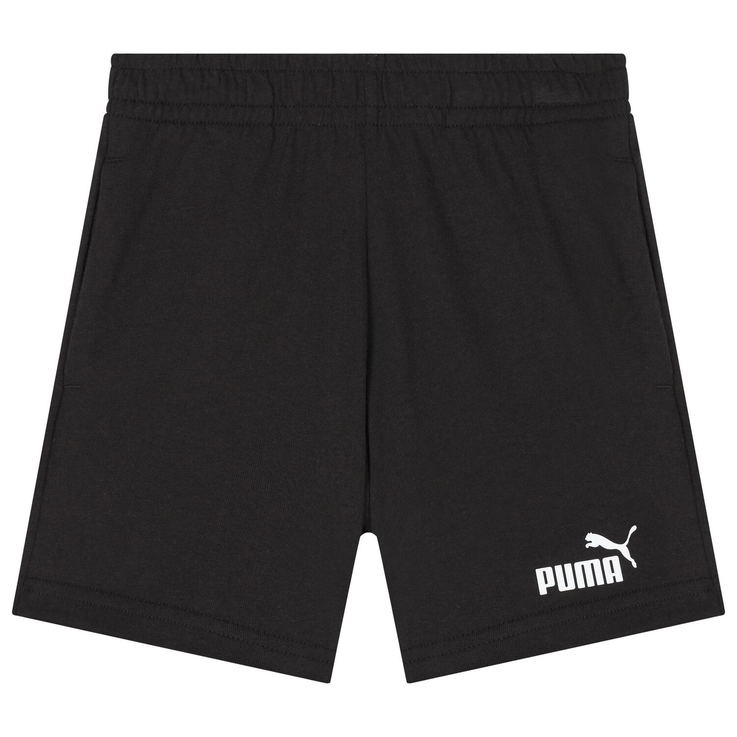 Boys White & Black Logo Shorts Set, 1, hi-res