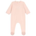 Baby Girls Pink Logo Babygrow Gift Set, 1, hi-res