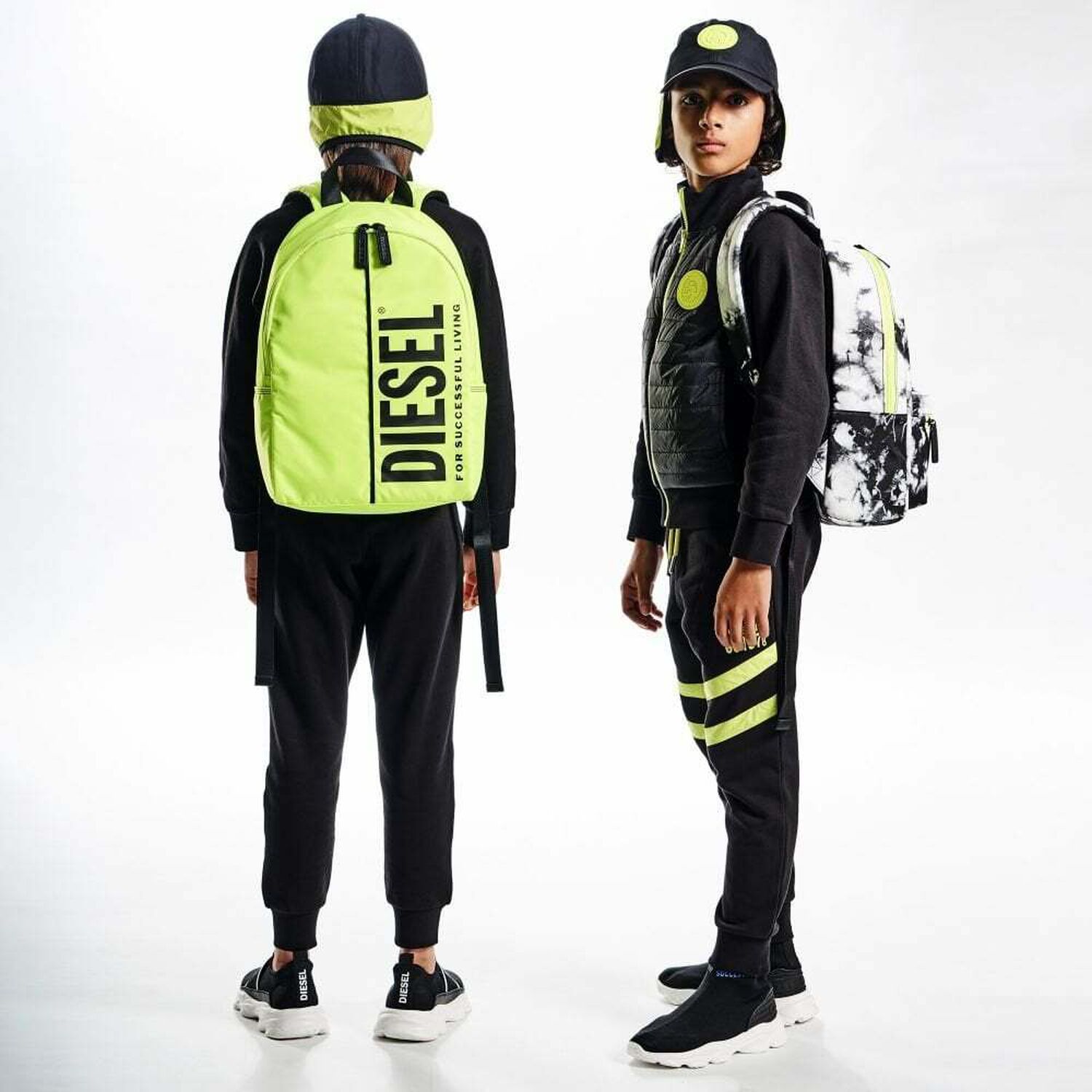 Boys Black Logo Joggers, 1, hi-res image number null