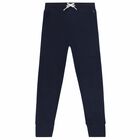 Boys Navy Logo Joggers, 1, hi-res