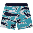 Boys Blue Logo Swim Shorts, 1, hi-res