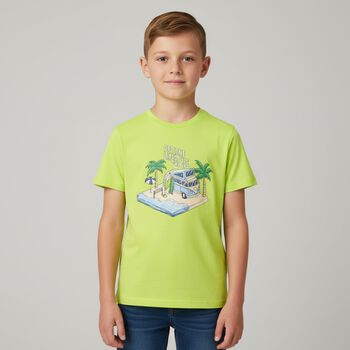 Boys Green T-Shirt