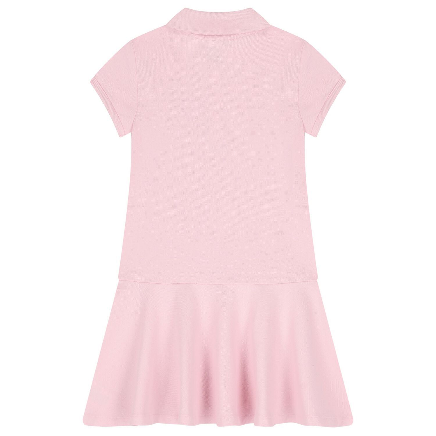 Girls Pink Logo Polo Dress, 1, hi-res