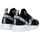 Black Logo Trainers, 1, hi-res