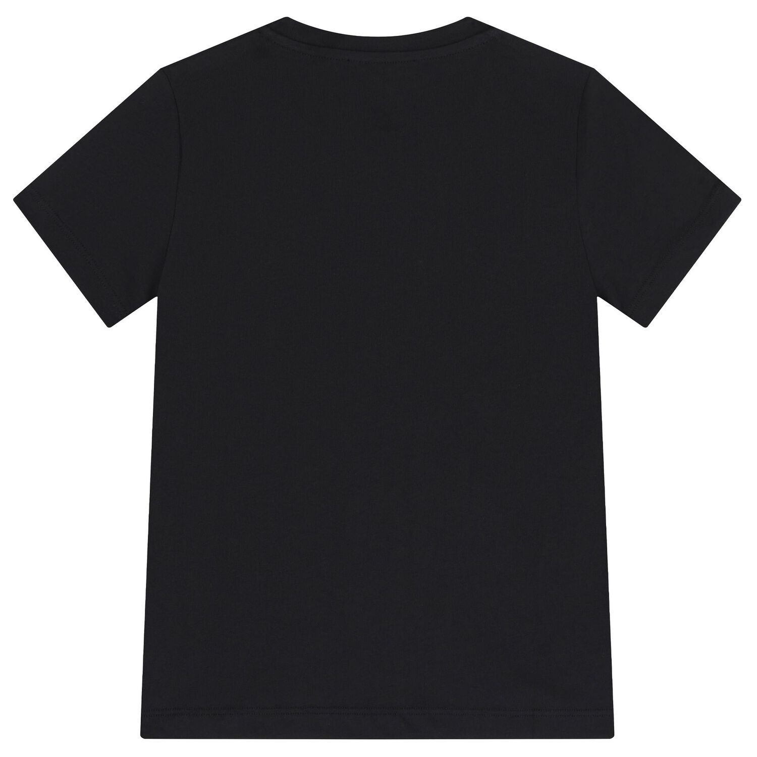 Boys Black Logo T-Shirt, 1, hi-res