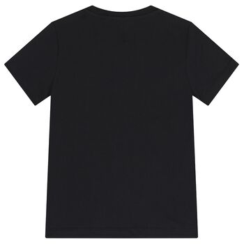 Boys Black Logo T-Shirt