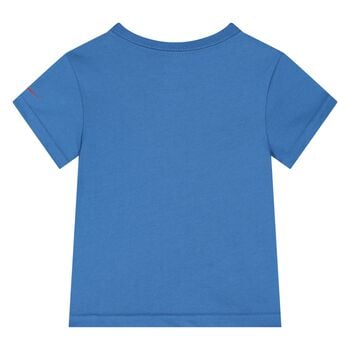 Younger Boys Blue Logo T-Shirt