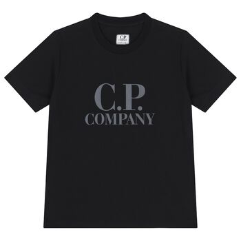 Boys Black Logo T-Shirt 