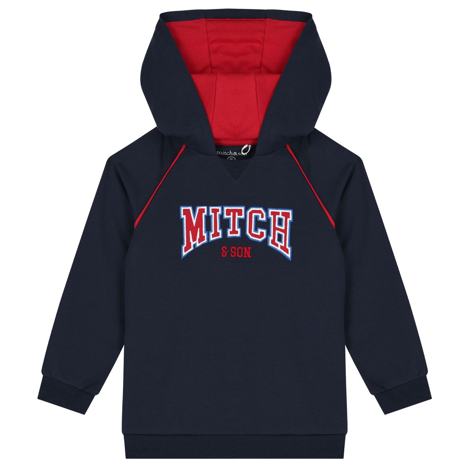 Boys Navy Blue Logo Tracksuit, 2, hi-res image number null