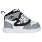 Black, Grey & White Sky Jordan 1 Trainers, 3, hi-res