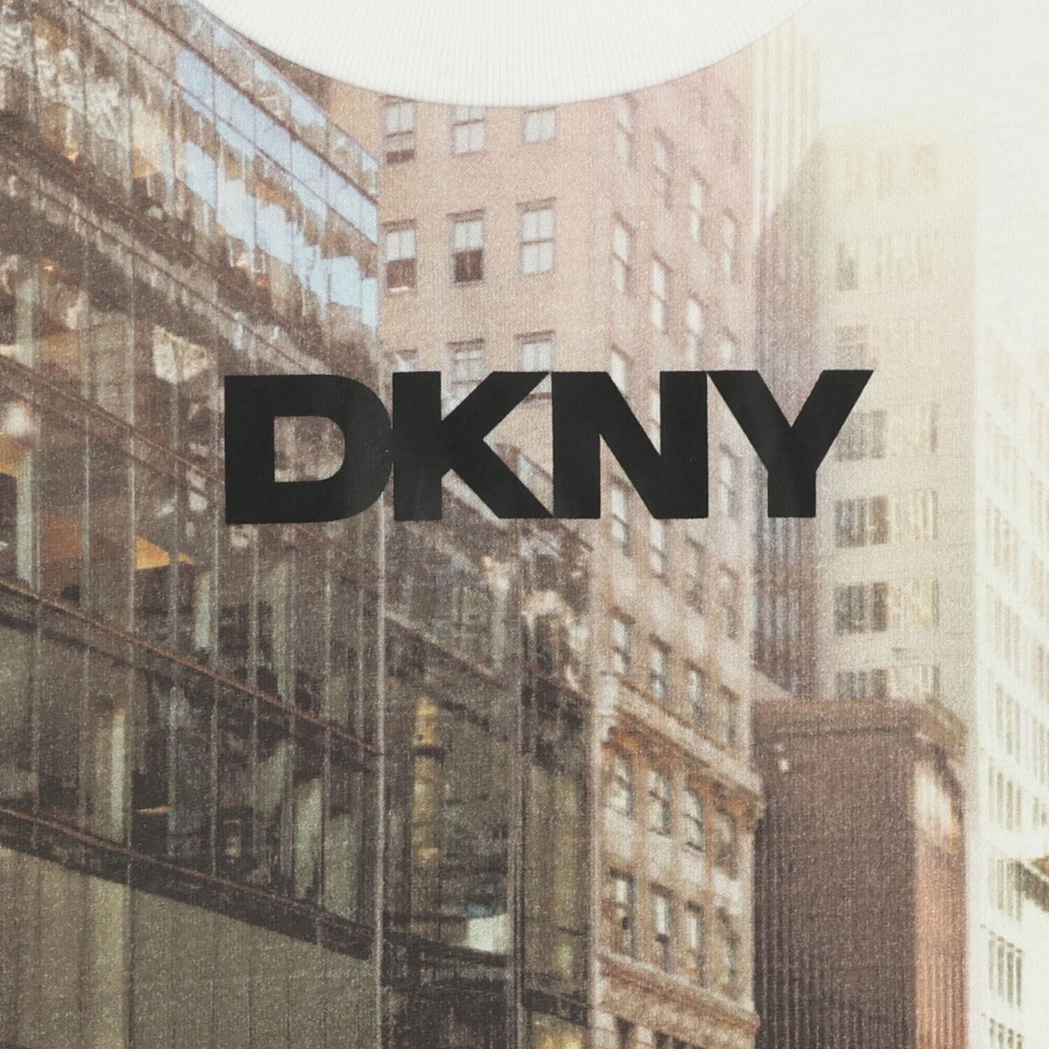 Boys Beige & Yellow Logo T-Shirt, 1, hi-res