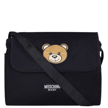 Black Teddy Bear Baby Changing Bag