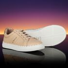 Girls Beige Logo Trainers, 1, hi-res