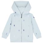 Baby Boys Blue Logo Tracksuit, 1, hi-res