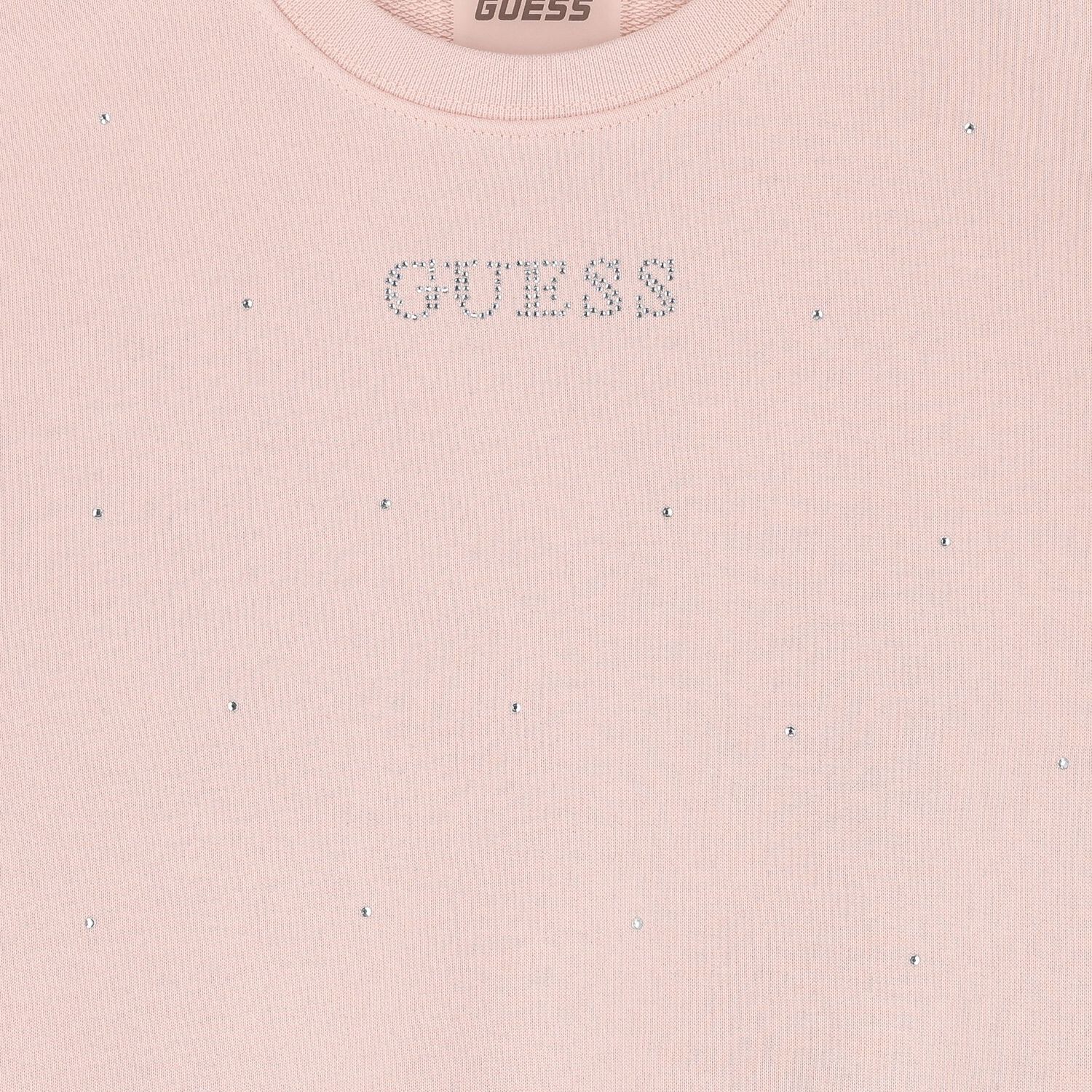Girls Pink Embellished Logo Sweatshirt, 1, hi-res image number null
