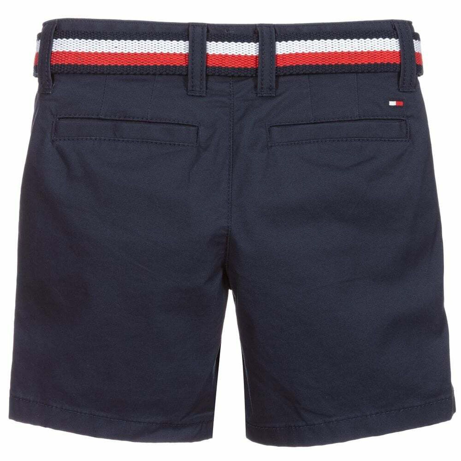 Boys Navy Chino Shorts, 1, hi-res