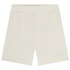 Boys Ivory Logo Shorts, 1, hi-res