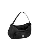 Girls Black Leather Handbag, 1, hi-res