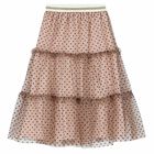 Girls Pink Dot Skirt, 1, hi-res