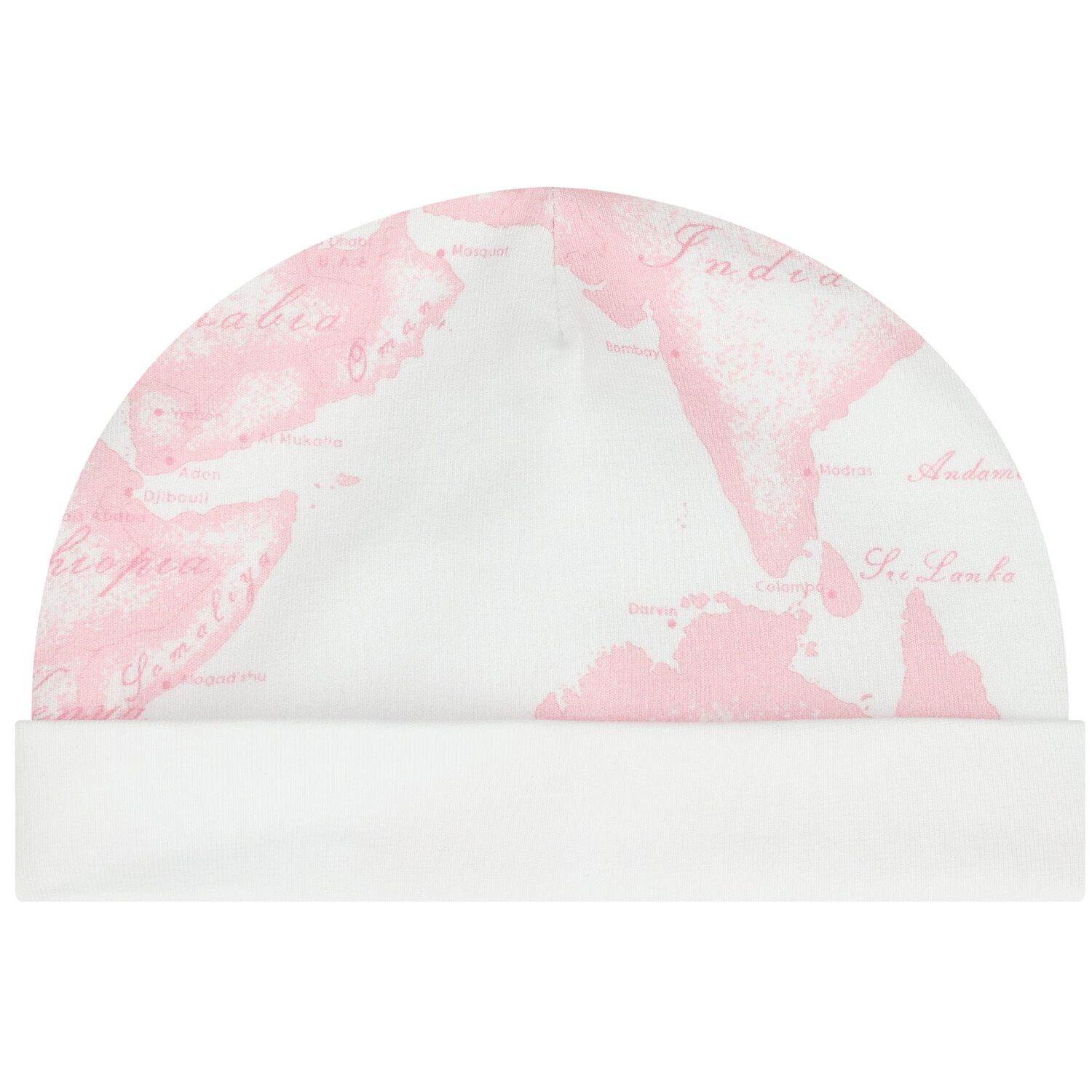 Baby Girls White & Pink Geo Map Babygrow Gift Set , 2, hi-res