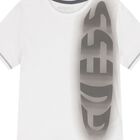 Boys White Logo T-Shirt, 1, hi-res
