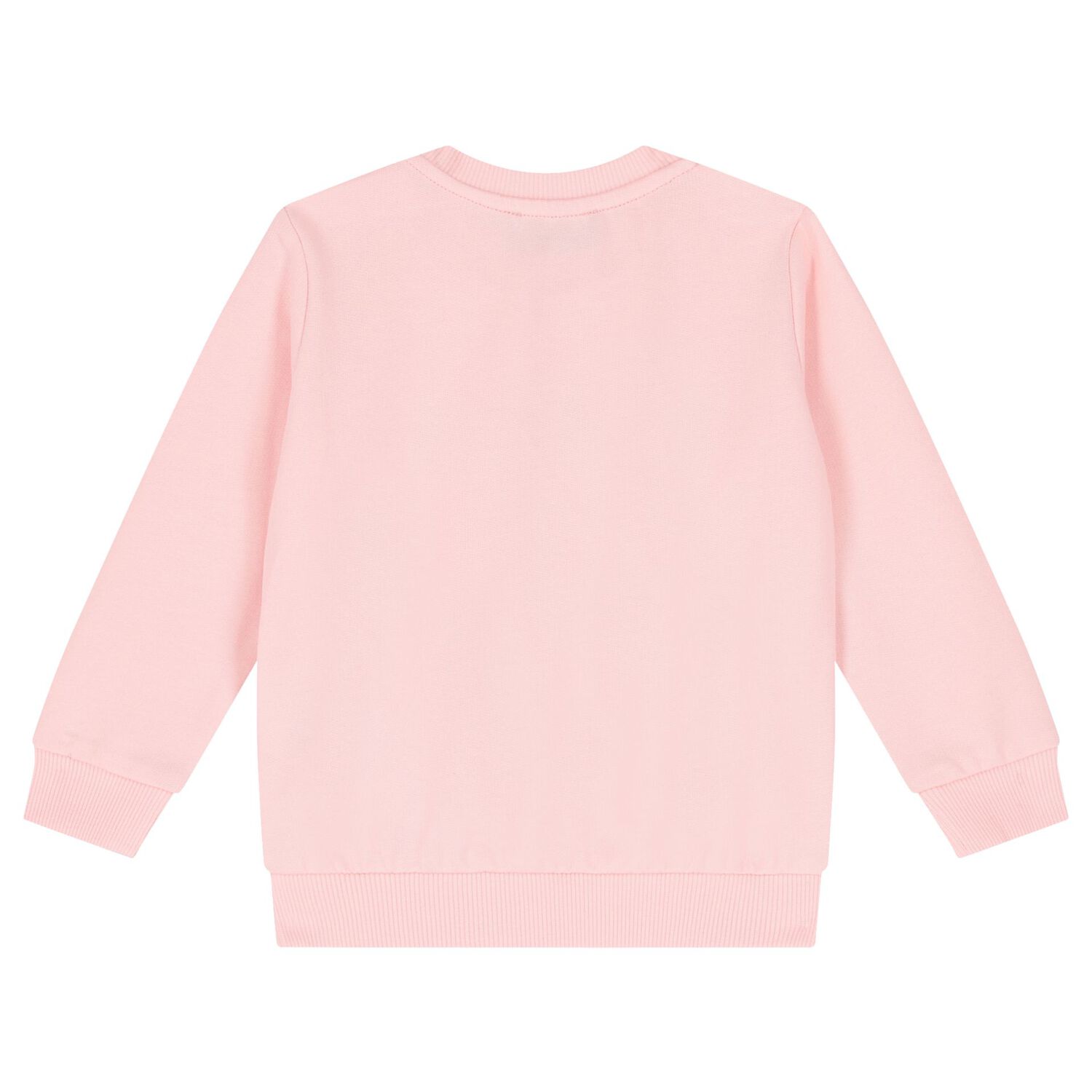 Younger Girls Pink Teddy Bear Logo Sweatshirt, 5, hi-res